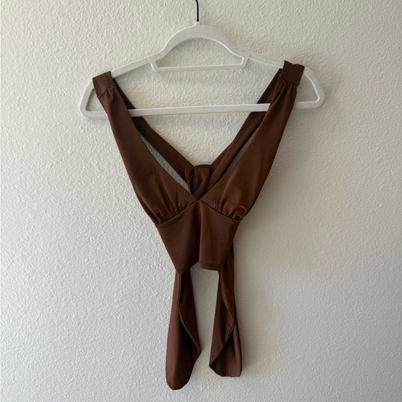 Urban Outfitters Tops - Urban Outfitters Phoenix Plunging Back-Tie Top